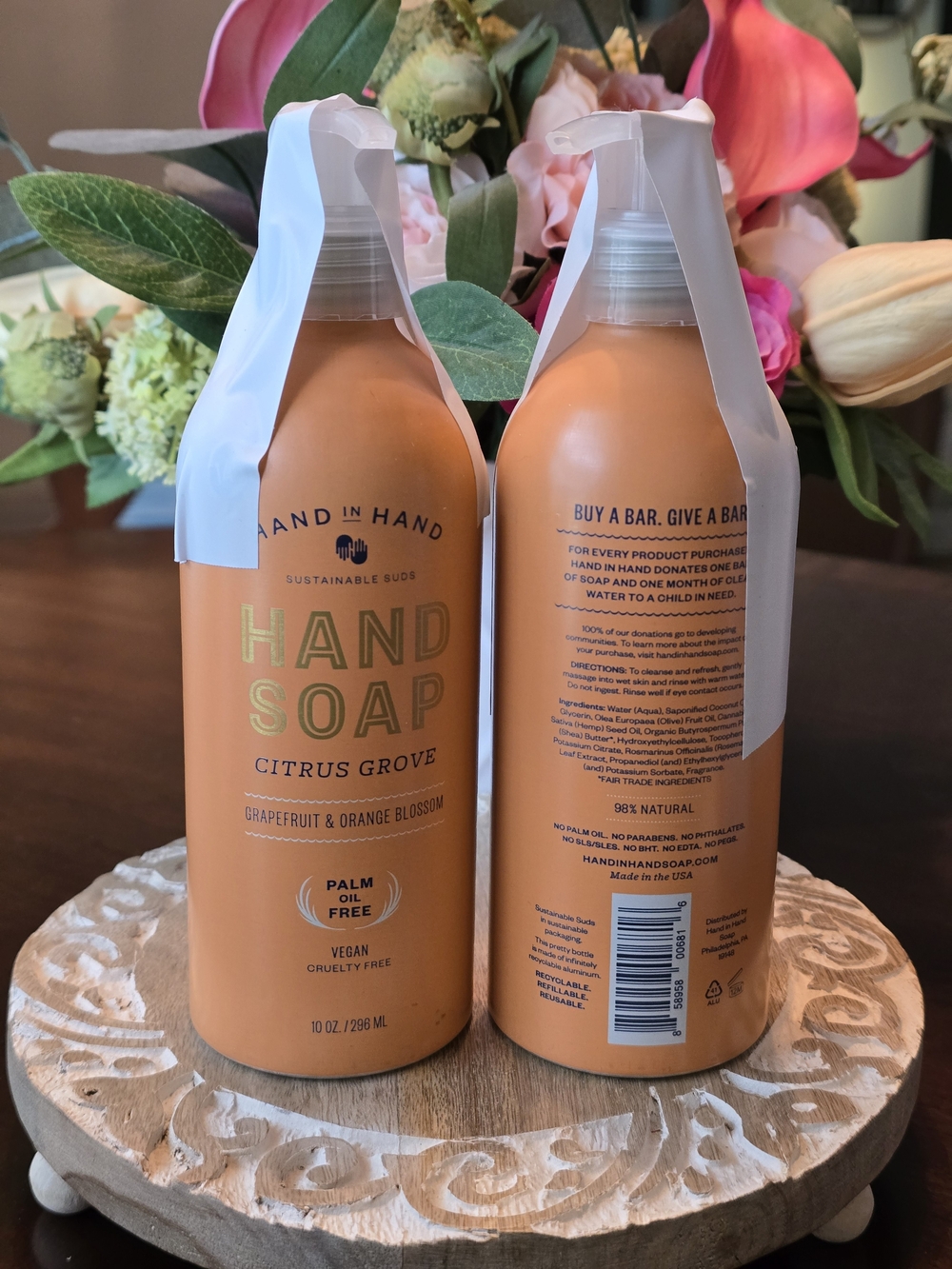 Hand In Hand Citrus Grove Hand Soap — Grapefruit & Orange Blossom